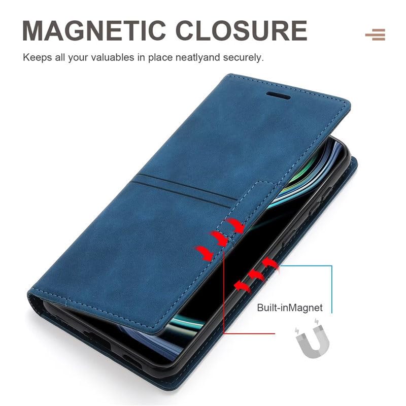Étui Samsung Galaxy S25 Edge bordeaux en cuir rétro avec fente portefeuille - 4