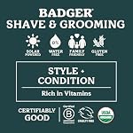 Badger Mustache Wax, Medium Hold, Light Masculine Scent, Easy to Apply, Certified Organic Versatile Moustache & Beard Wax, .75 oz Tin, 2-Pack - Image 4