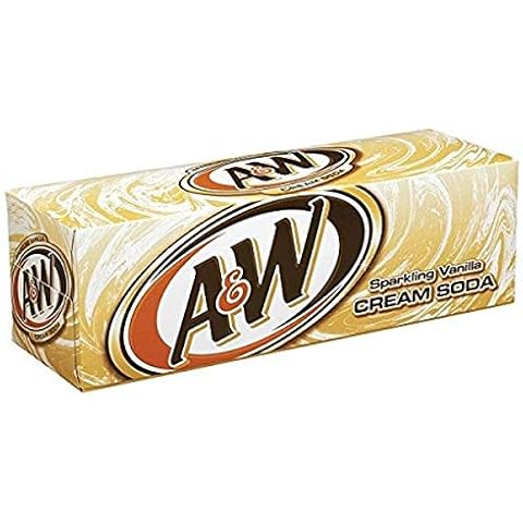 A&W Cream Soda, 12 Fl Oz Cans, 12 pack Cover