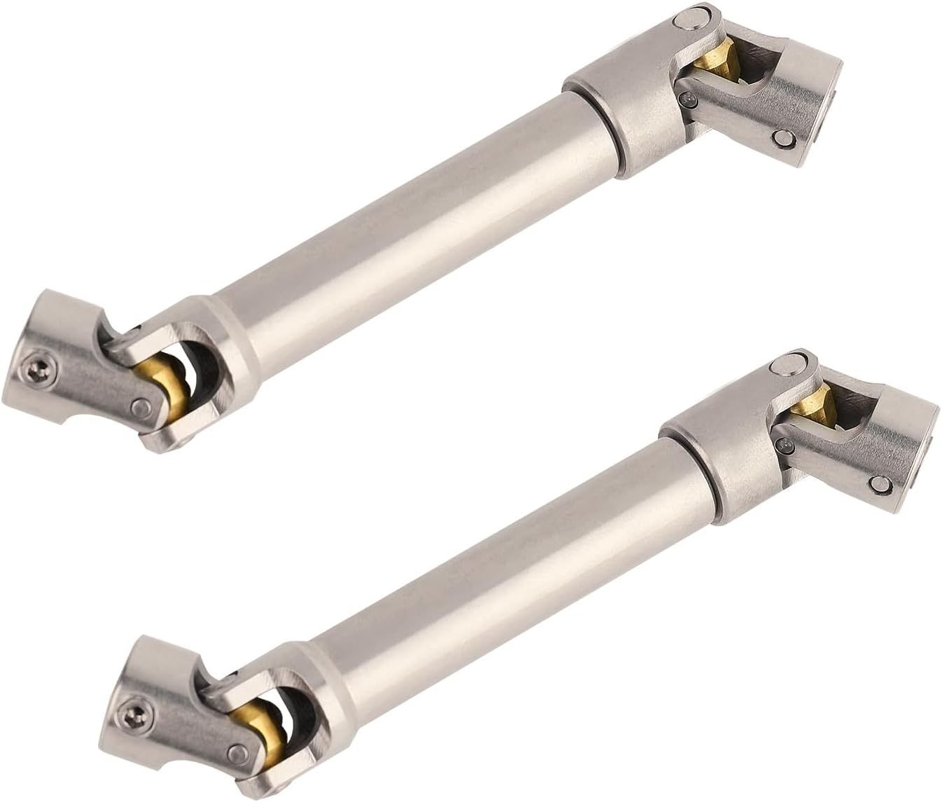 Aluminium Universal Drive Shaft 90-125 mm Upgrades Accessories for 1/10 RC Crawler TRX4 TRX6 Axial SCX10 II RBX10 RR10 Wraith Capra D90 Redcat GEN8,2PCS
