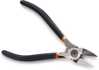 BOENFU 6-Inch Flush Cut Wire Cutters - Heavy Duty Diagonal Pliers for Crafts, Floral, Jewelry, Electronics - Precision Snips up to 12AWG
