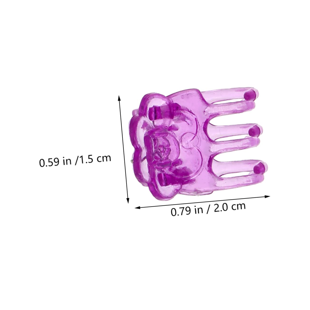 SOIMISS 10 Ensembles Agrafe D'orchidée Clip De Support pour Plantes Grimpantes Clips De Support pour Plantes Clips D'orchidées Clips De Tige De Vigne Fleur Vignes Plastique 120 Pièces * 10