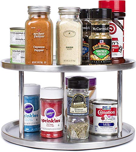 Simpli-Magic 2-Tier, Brushed Stainless...
