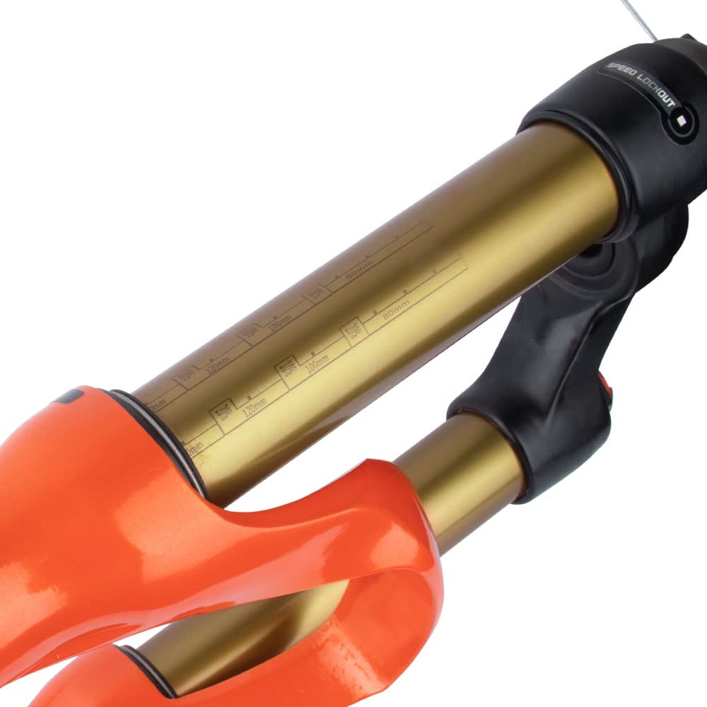 Forcella MTB 1 PCS MTB della Bicicletta Forcella in Lega di Magnesio Sospensioni Pneumatiche 26 27.5 29 Pollici 32 HL RL100mm Bike Forcella Blocco for Il Ciclismo Accessori