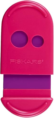 Miniatura 4 de Fiskars 12-95900J, sacapuntas para lápices y crayones, no ensucia, el color puede variar