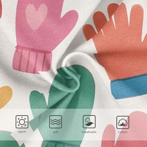 Girls' Panties Training Breathable Underwear for Toddler Girls Mittens Pattern in Sizes 2T,3T, 4T, 5T, 6Y and 8Y3