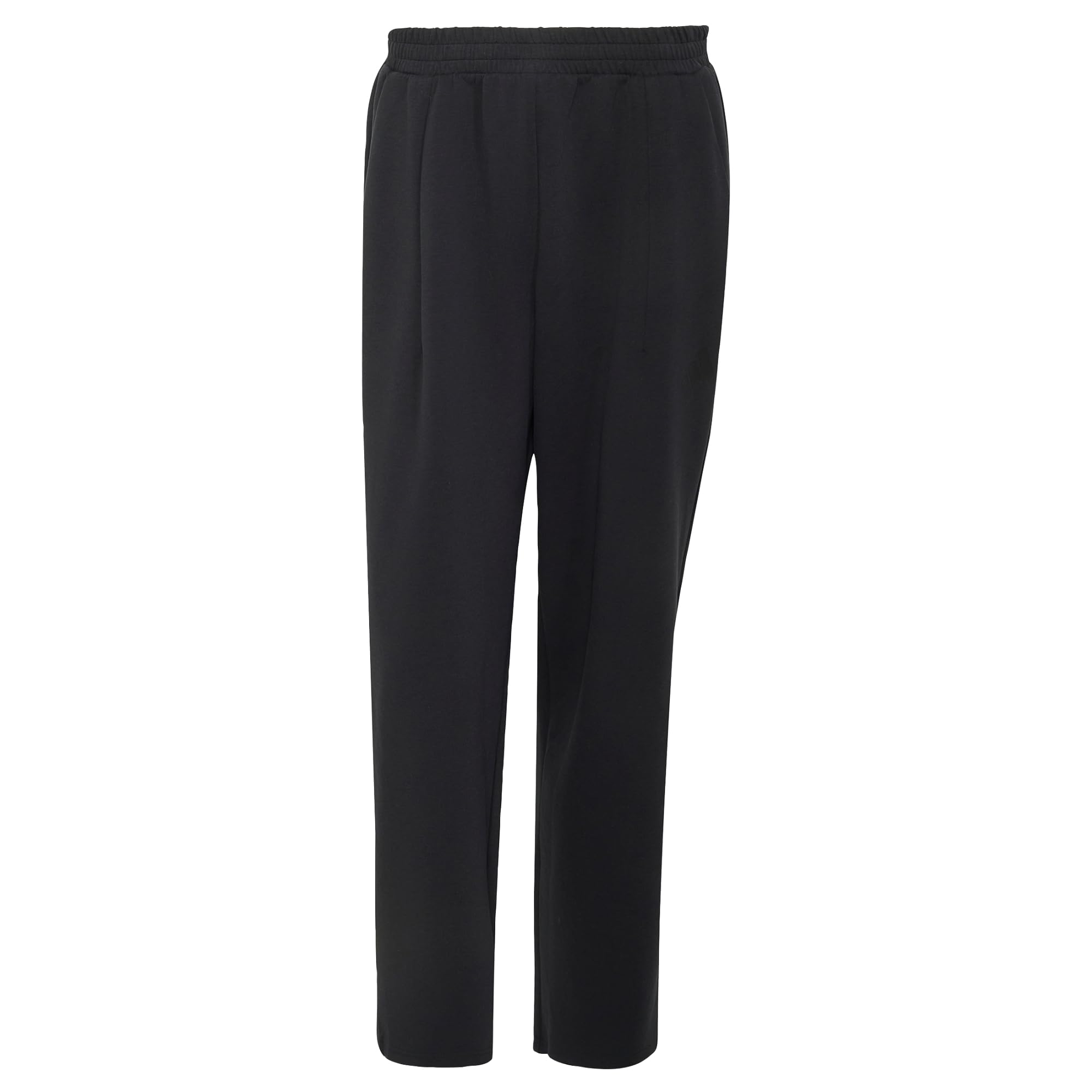 adidas Men's Soft Lux Straight Leg Pants, Black, 3XL