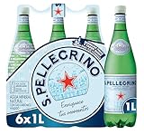 San Pellegrino Agua con Gas, 6 x 1L