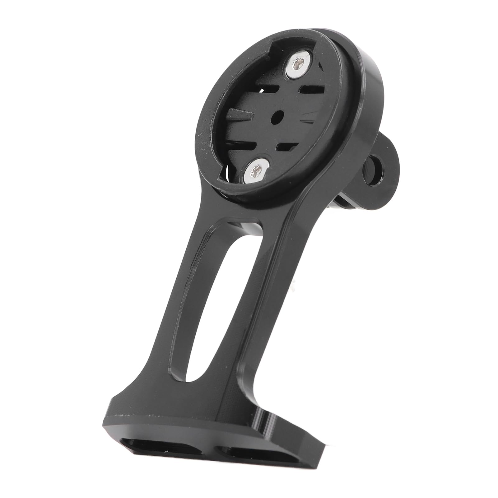 Bike Computer Mount, Aluminum Alloy Out Front Mount for with Double Screw Design Easy Installation Lightweight
