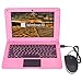 Bigmachine Computer Laptop Mini 10,1 Zoll 32 GB Windows 10 ultradünnes und leichtes Netbook Quad Core PC HDMI USB Webcam Netflix YouTube QWERTZ Layout (Dunkelrosa)