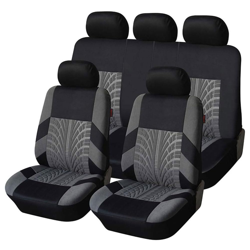 Gurido C/Grey Ar Over Seats Full Set For Renault Arkana 2021-2025, Ar Seat Protetors Full Surround Elastiated Hems Side Airbag Ompatible,