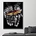 Produktbild RTCKF Schmetterling Tier Mode Kunst Poster Drucken Hd Schwarz Und Weiß Hand Wandhauptdekoration Leinwand Malerei A4 60x80 cm