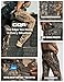 CQR Men's Tactical Pants, Water Resistant Ripstop Cargo Pants, Lightweight EDC Work Hiking Pants, Outdoor Apparel, Duratex Mag Pocket Hunting Camo, 32W x 30L