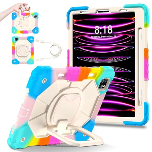 Funda antichoque iPad Pro 11 y Air 5 con soporte de 360 grados anticaídas
