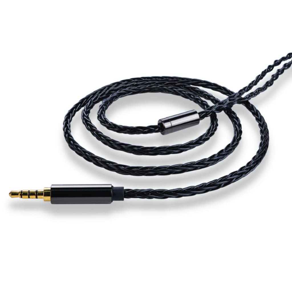 Jcally JC08P 5N OFC 8 Core MMCX 3.5MM Earphone Braided Upgrade