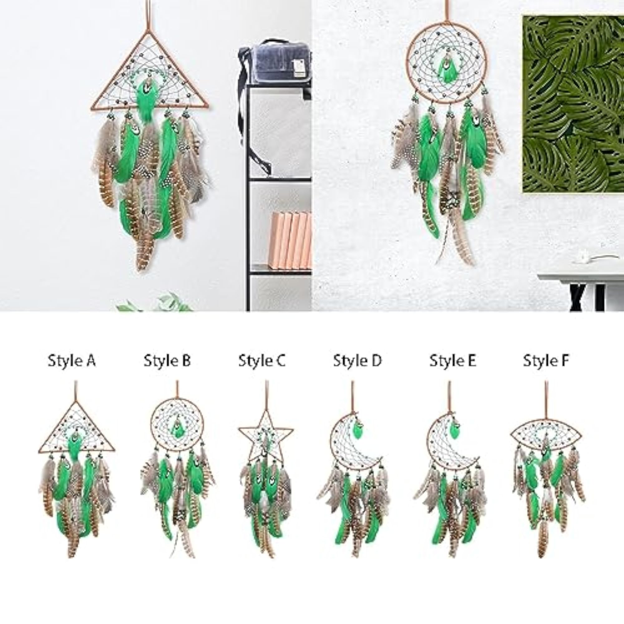 Dream Catcher Wall Hang with Feathers, Home Decoration Gift
