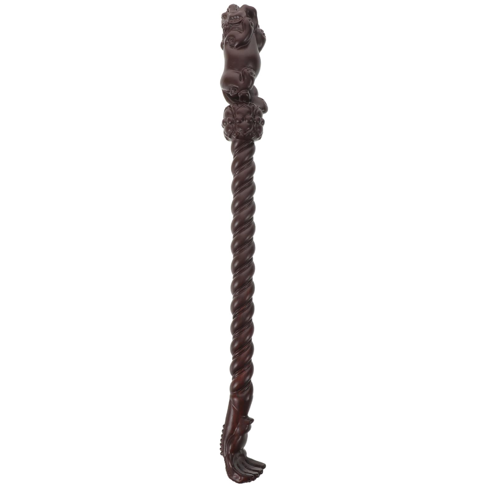 Rascador de Espalda de Ébano Rascador de Espalda Manual de Herramienta de Masaje Corporal de Madera para Aliviar la Picazón el Hogar