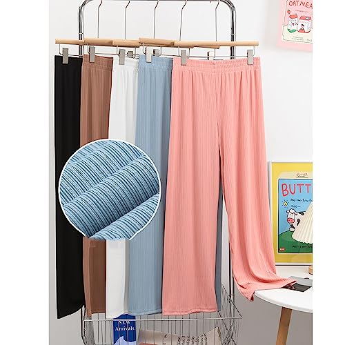 Women's Pants ice Silk Wide-Legged Pants Summer Thin Drape Thin Casual Pants4