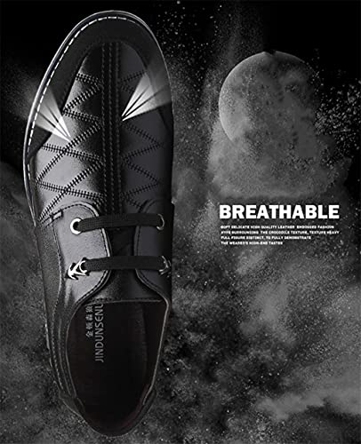 Mens Classic Business Driving Loafers Men Office Leather Sneakers Derby Penny Lightweight Comfortable Brogue Shoes4