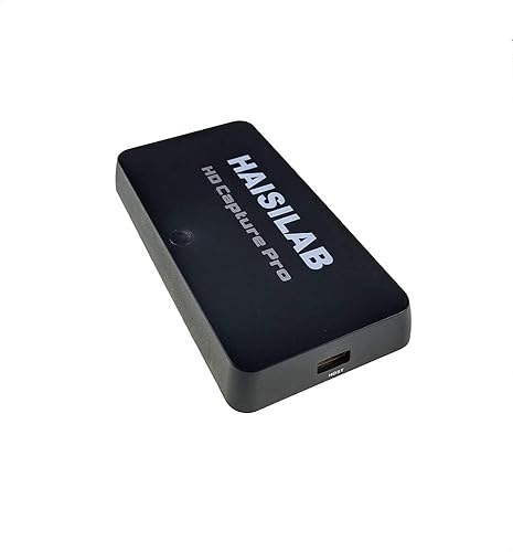 Miniatura 2 de HAISILAB - Tarjeta de captura de vídeo USB HDMI 1080P60 para Xbox PS4 DVD DVB webcast vídeo transmisión en vivo videoconferencia HDMIYPbPr a USB