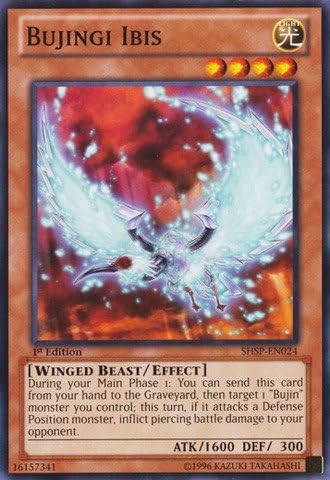 YU-GI-OH! - Bujingi Ibis (SHSP-EN024) - Shadow Specters - Edición ilimitada - Común