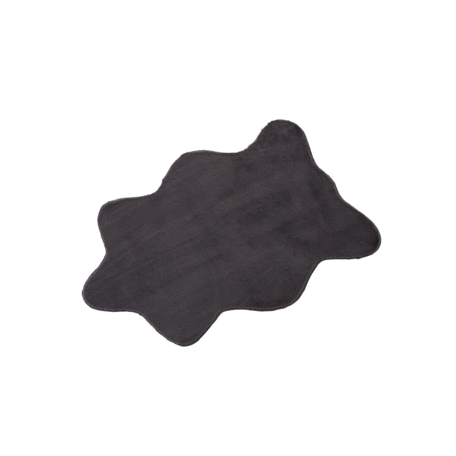 Tapis de tente gris Softly en polyester 90 x 60 cm pour le camping
