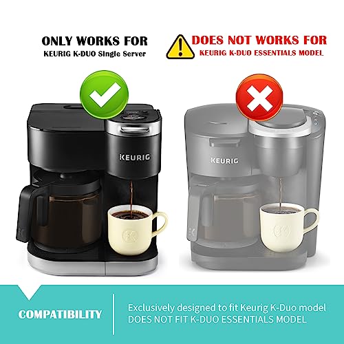 Image of 12-CUP Glass Coffee Carafe ONLY for KEURIG K-DUO Single Serve Coffeemaker