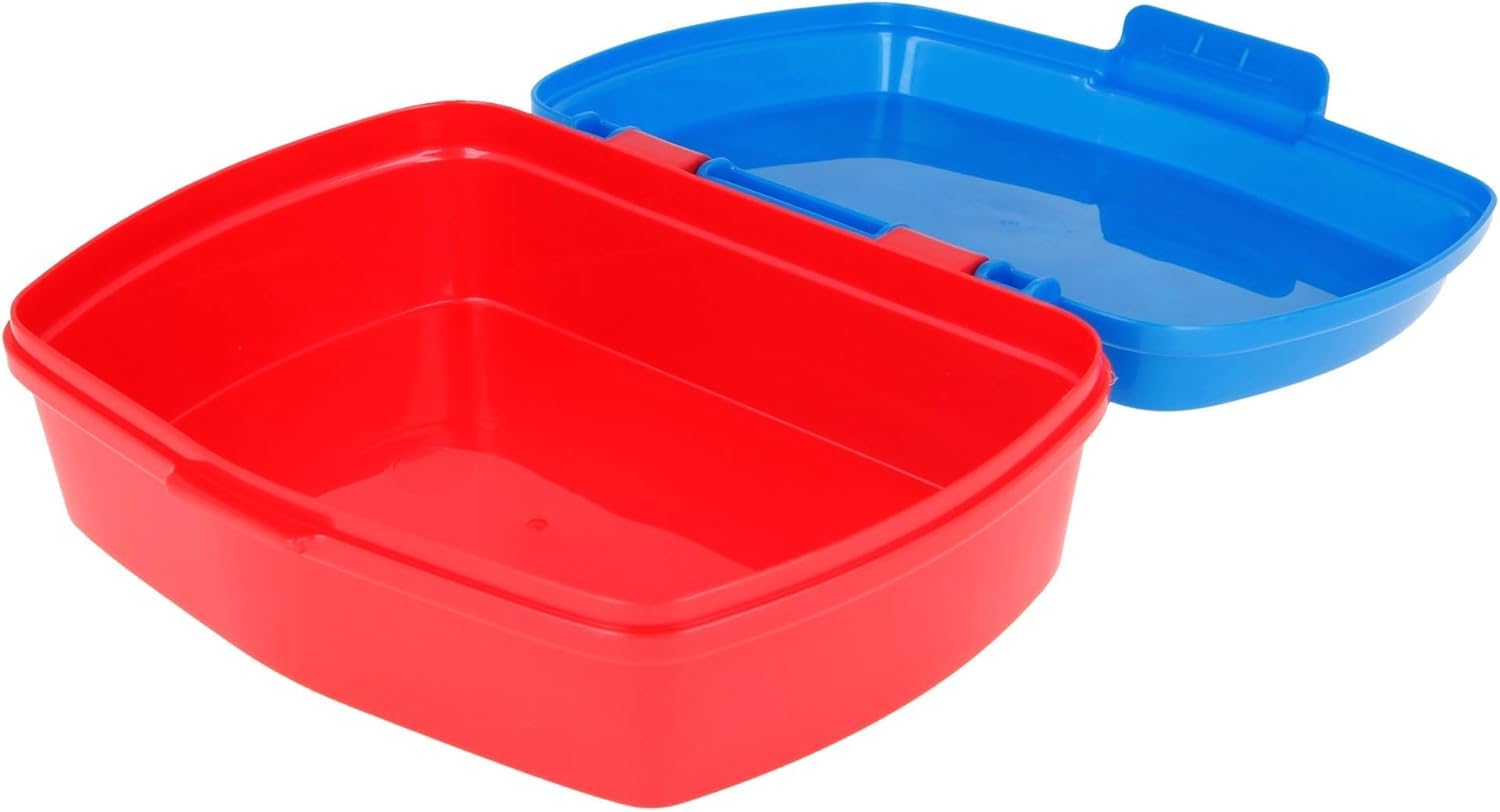 Boîte à Goûter Enfant Sonic 17x14 cm Lunch Box École Maternelle Plastique Sans BPA