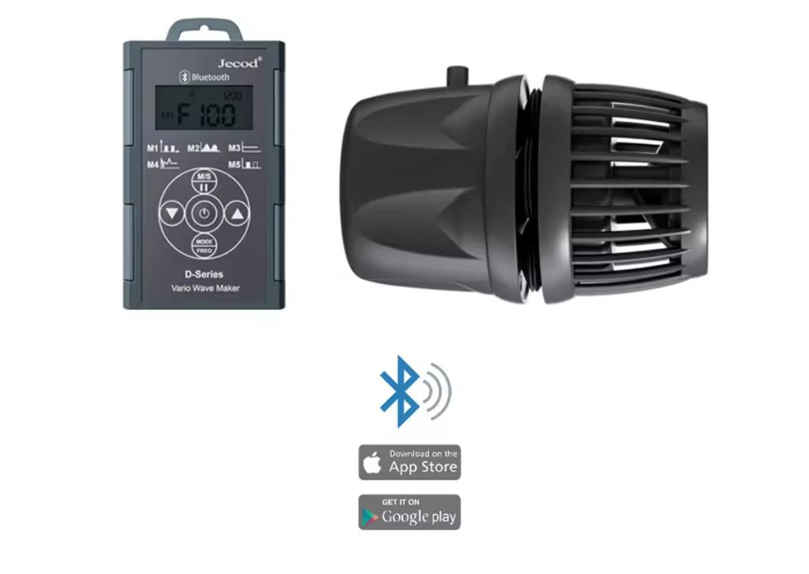 Bomba JEBAO de Circulación Acuario Bluetooth de agua sin cable con control de aplicación/manual DMP-40, 20 000 L/h