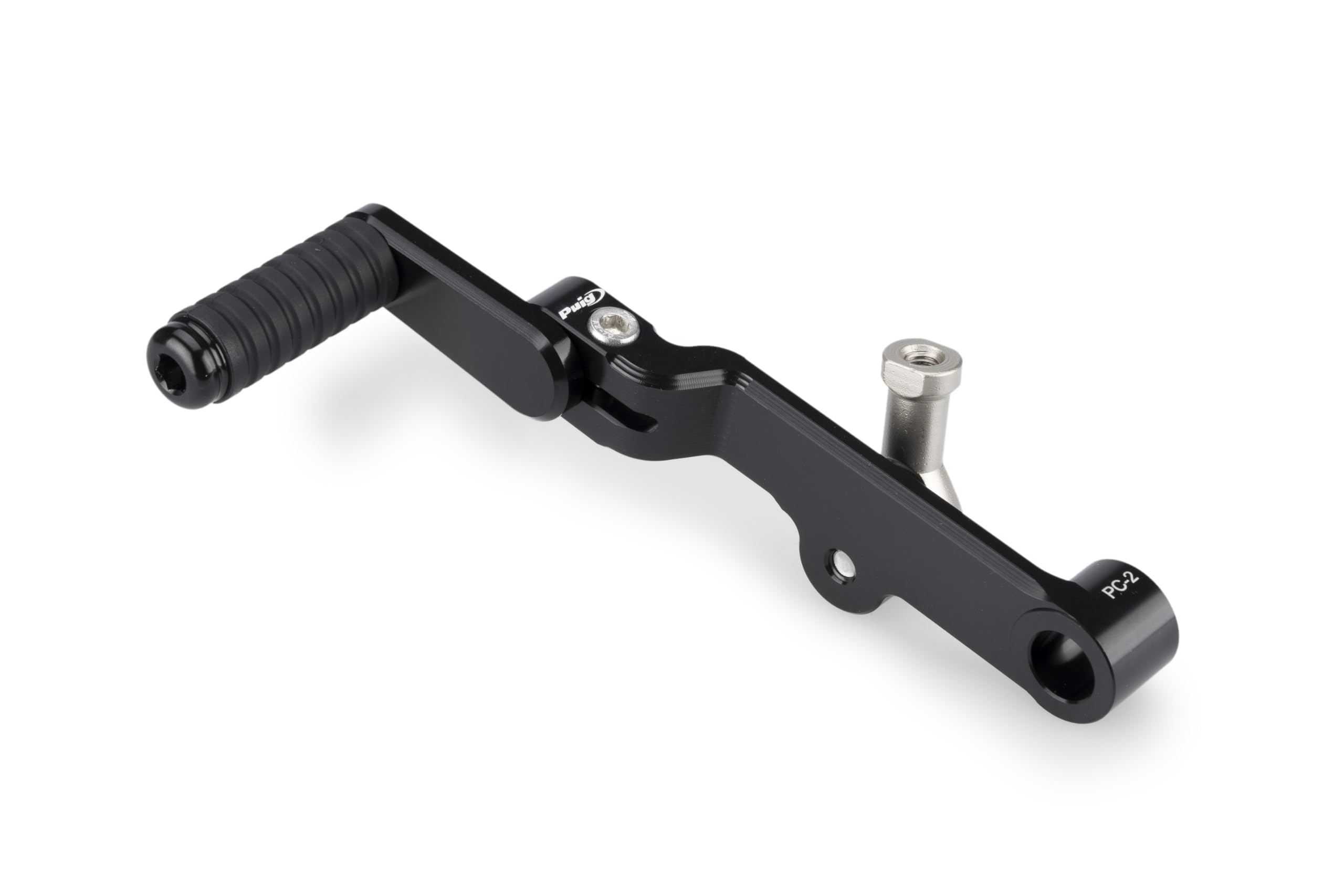 Puig 21779N Gear Shift Lever - Sporty Design, Ergonomics, and Personalized Adjustment, Black
