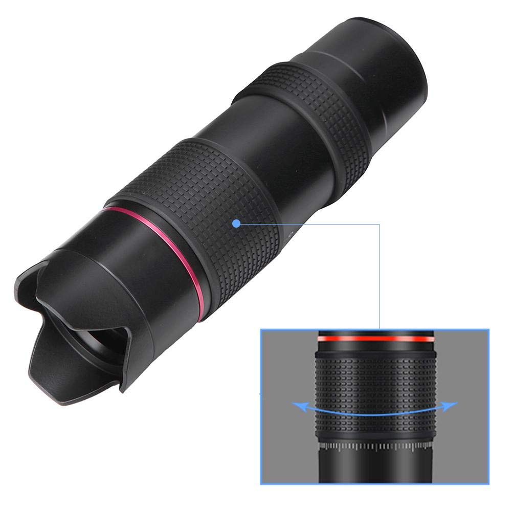 Sxhlseller TX-13 Teleobiektyw - 12X stop aluminium obiektyw aparatu do telefonu komórkowego z gwintem 37 mm do aparatu cyfrowego o stałej ostrości 37 mm i telefonu komórkowego