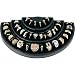 36 Slot 3 Tier Black Ring Display Foam Jewelry Stand