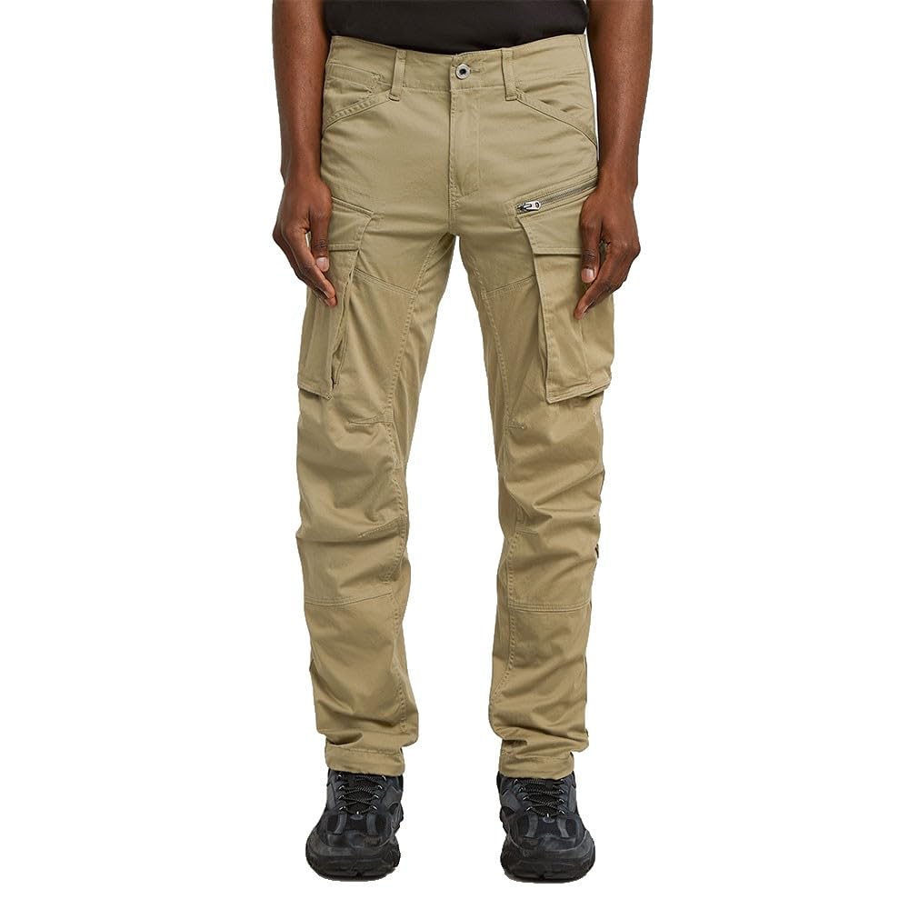 G-STAR Men's Rovic Zip 3D Regular Tapered Pants, Green (Ensis Green D02190-5126-6057), 35 W/32 L