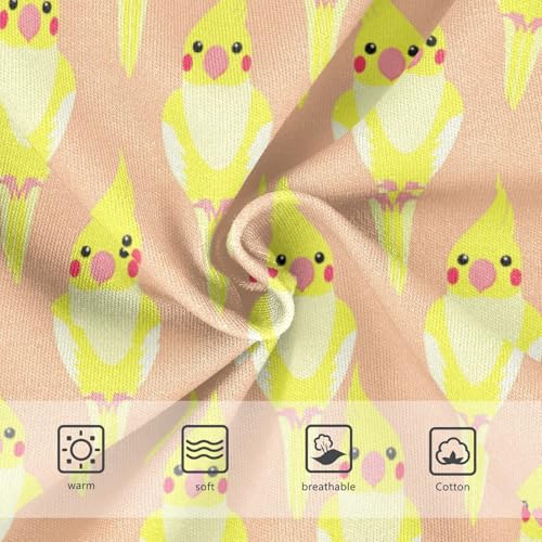 Girls' Underwear Cute Bird Parrot Orange Toddle Brief Panties 23029323