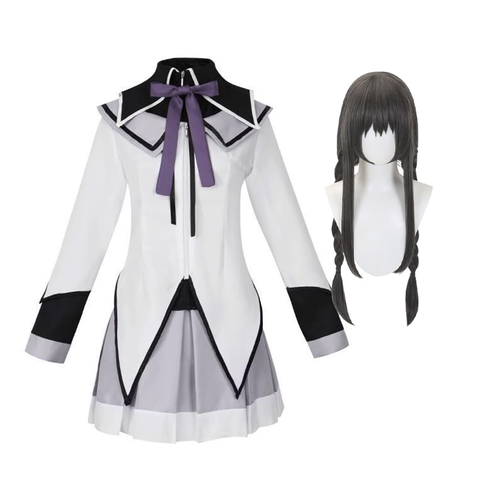 Anjinguang Akemi Homura Cosplay Costume Anime Cosplay Clothing Uniform Full Set Dress Up Halloween Carnival Party Outfit for Women — image 1