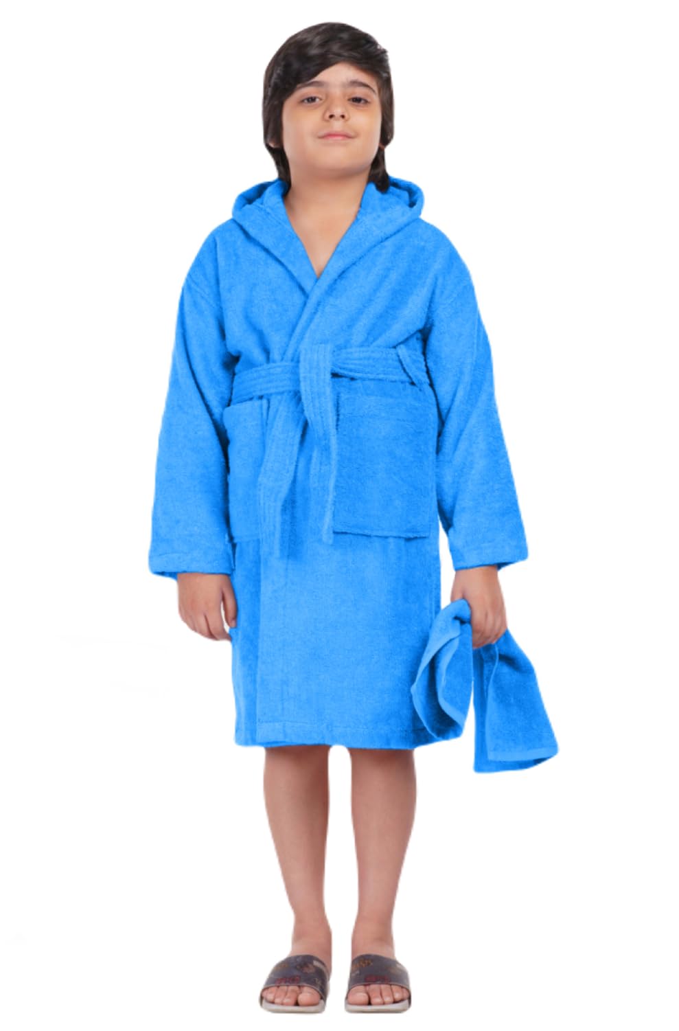 Accappatoio In Cotone Rosa - Italia - Foto 7