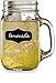 Circleware 66959 Yorkshire Mason Jar Mugs - Yorkshire Mason Jar Mugs, Mason Chalkboard Mugs, 17.5 oz