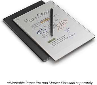 reMarkable Paper Pro Book Folio - Black Leather