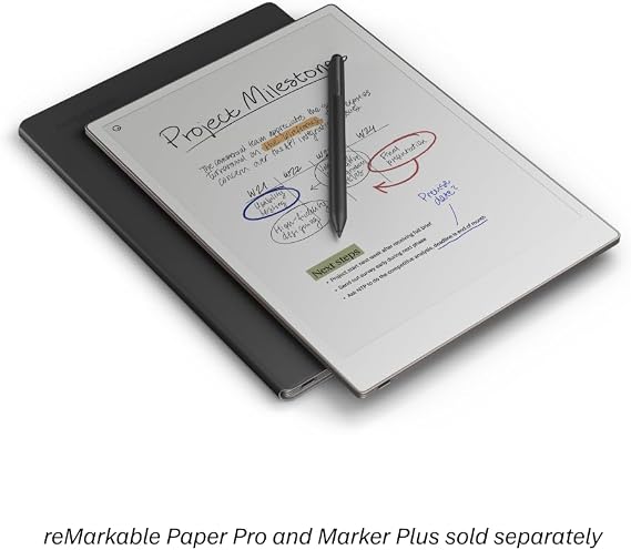reMarkable Paper Pro Book Folio - Black Leather