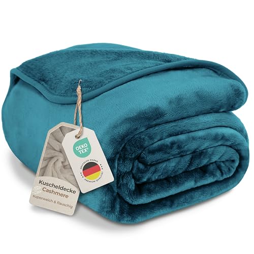 Gräfenstayn® Kuscheldecke Cashmere-Feeling - super weich & flauschig -...