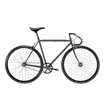【ステandミル】超美品！FUJI ピストバイク ブラック☆おまけステム付 ステandミル】超美品！FUJI ピストバイク ブラック☆おまけ