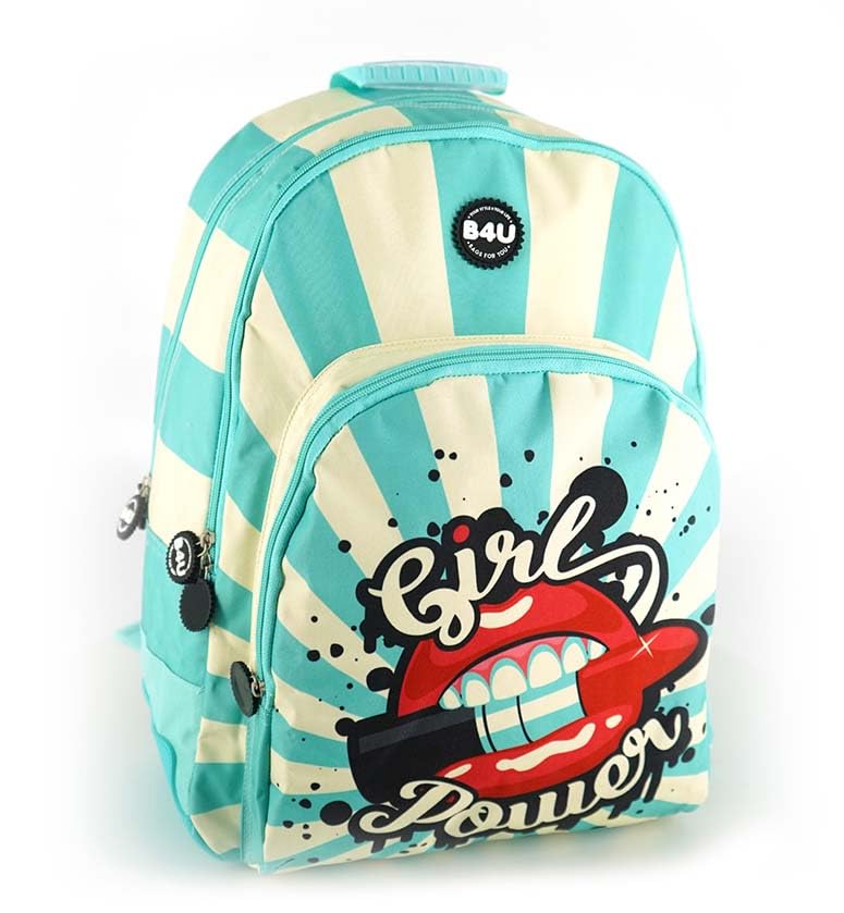 Sac à dos GR Cantonnières caoutchouc B4U LIPS bleu imperméable et résistant