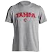 Sport Your Gear Tampa Spartans Classic Arch Mascot T-Shirt (Athletic Heather - 3XL)
