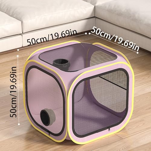 Cage de séchage pliable pour chien finie la corvée du bain