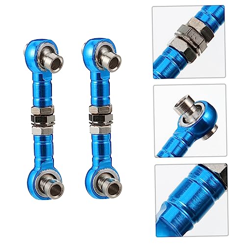 Barra de dirección ajustable SOLUSTRE de 4 piezas para servo de coches y camiones RC 3