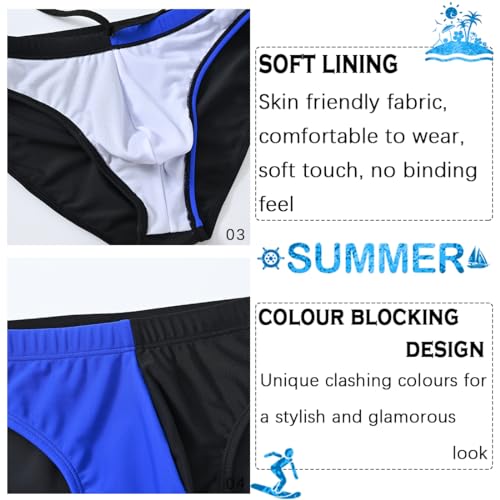 JINSHI Men's Fashion Swim Briefs Sexy Bulge Pouch Fashion Beach Surfing Low Rise Lining Swimwear with Adjustable Drawstring4
