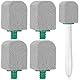 Bimsstein Toilettenreiniger mit 1 Griff, Pumice Stone, Cleaning Block WC, Bimsstein Reinigungsstein für Toilette Grill Küche Dusche Bad Waschbecken (5er-Pack)
