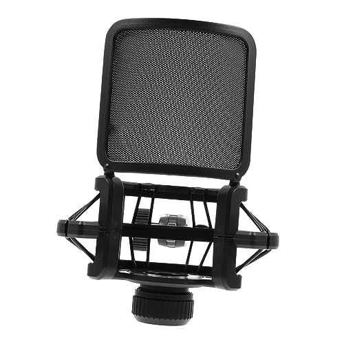 ⭐️人気商品⭐️ショックマウント マイク用 ブラック Amazon.co.jp: AORO マイクショックマウント マイクホルダー