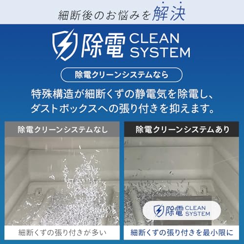 アイリスオーヤマ(IRIS OHYAMA) 【Amazon.co.jp限定】 オートフィードシュレッダー 28L 除電機能付き 静音モデル 業務用シュレッダー クロスカット キャスター付き 自動細断200枚 ダストボックス大容量 AZ-AFS200C の商品画像 2