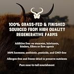 Heart & Soil – 100% Grass Fed & Finished Hair Skin and Nails Supplement from Regenerative Cattle with Cartilage, Liver, & Bone Marrow – 3000mg Beef Organs for Women & Men – Glass Bottle – 180 Capsules - Image 2